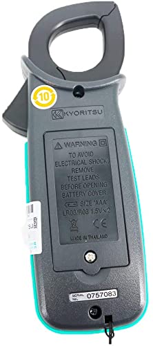 KYORITSU 2007R Digital AC Clamp Meter - True RMS Clamp Tester with Safety Jaw for Accurate Electrical Measurements | Ideal for Electricians, HVAC Technicians & Industrial Maintenance