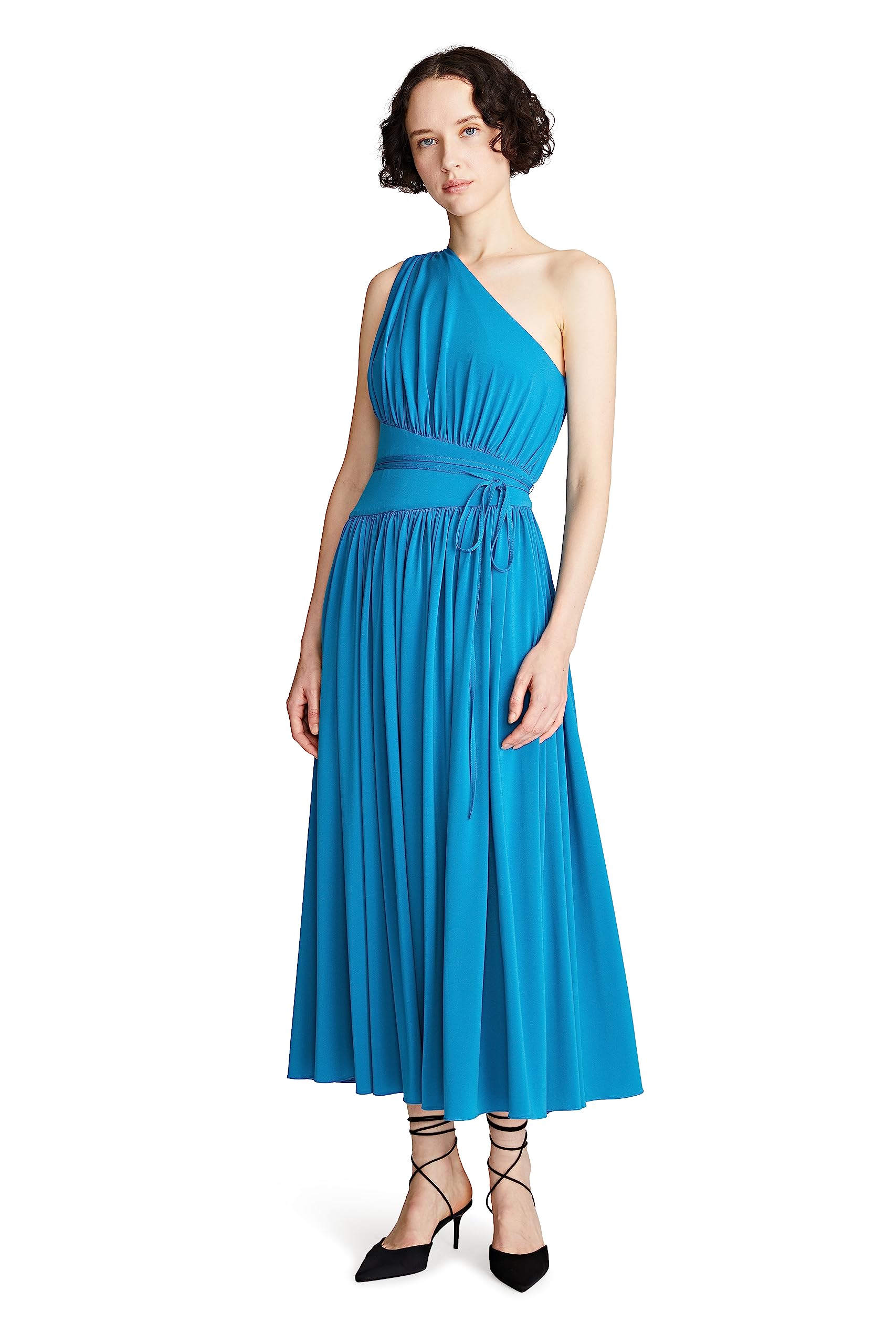 HALSTON Women's Idalia Stretch Jersey Dress - Elegant & Comfortable for Work, Party & Evening Events