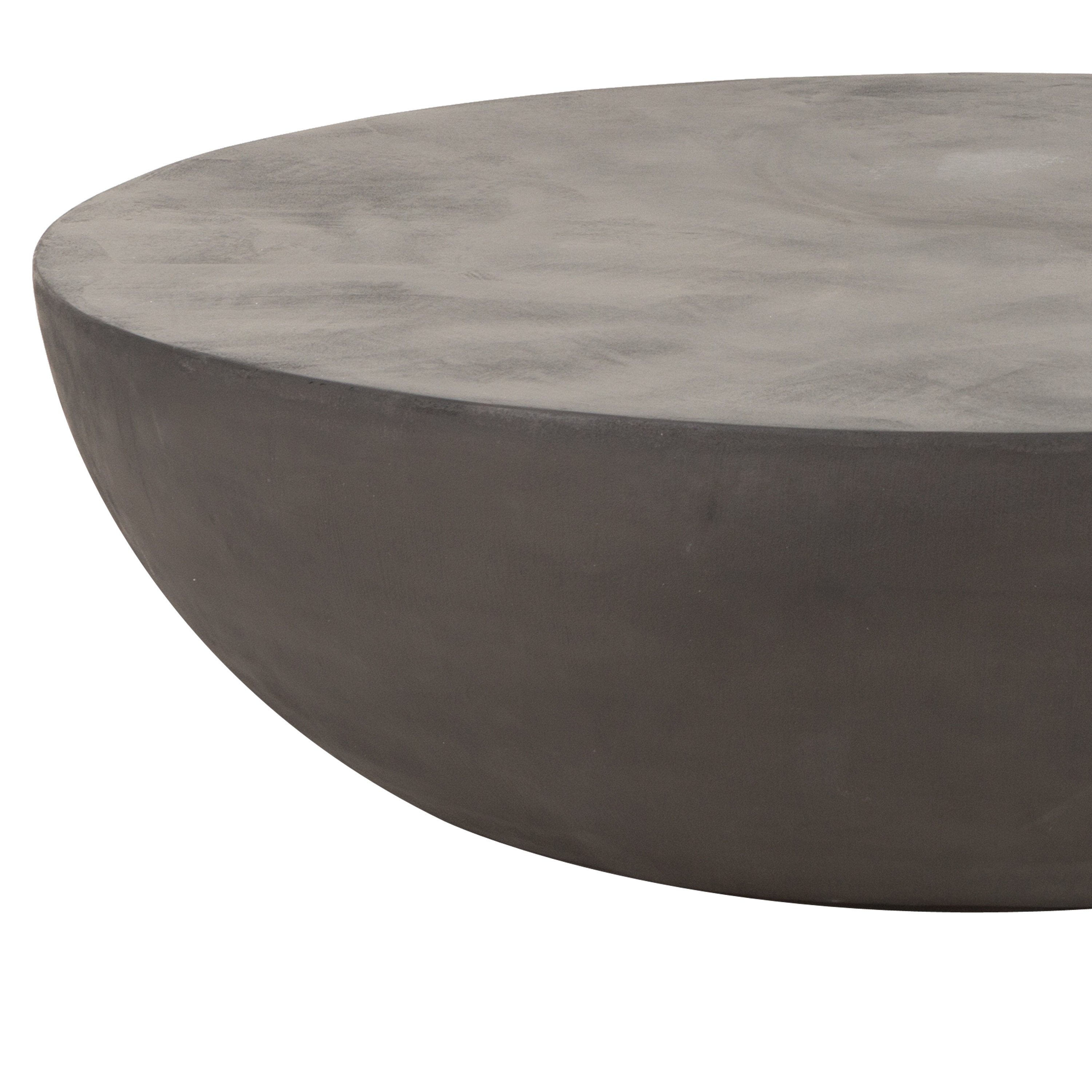 Modern Round Pebble Coffee Table - Natural Stone Top & Wooden Base for Living Room, Lounge, or Office - Stylish & Durable Home Decor Centerpiece