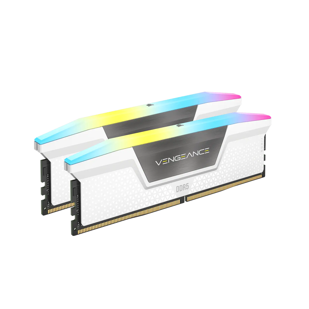 Corsair Vengeance RGB Pro 32GB (2x16GB) DDR5 6400MHz CL32 Desktop Memory Kit - White (CMH32GX5M2B6400C32W) for Gaming PC, Workstation & Content Creation