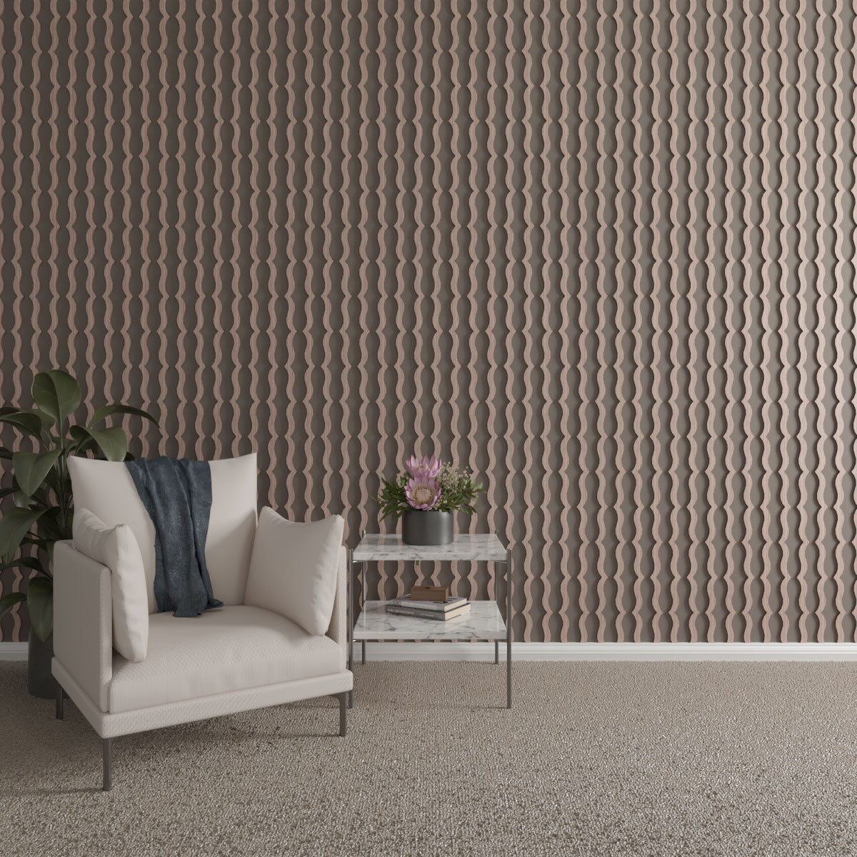 Adjustable Wood Slat Wall Kit - DIY Modern Wooden Wall Panel for Home Decor & Accent Walls - Perfect for Living Room, Bedroom, or Office Design