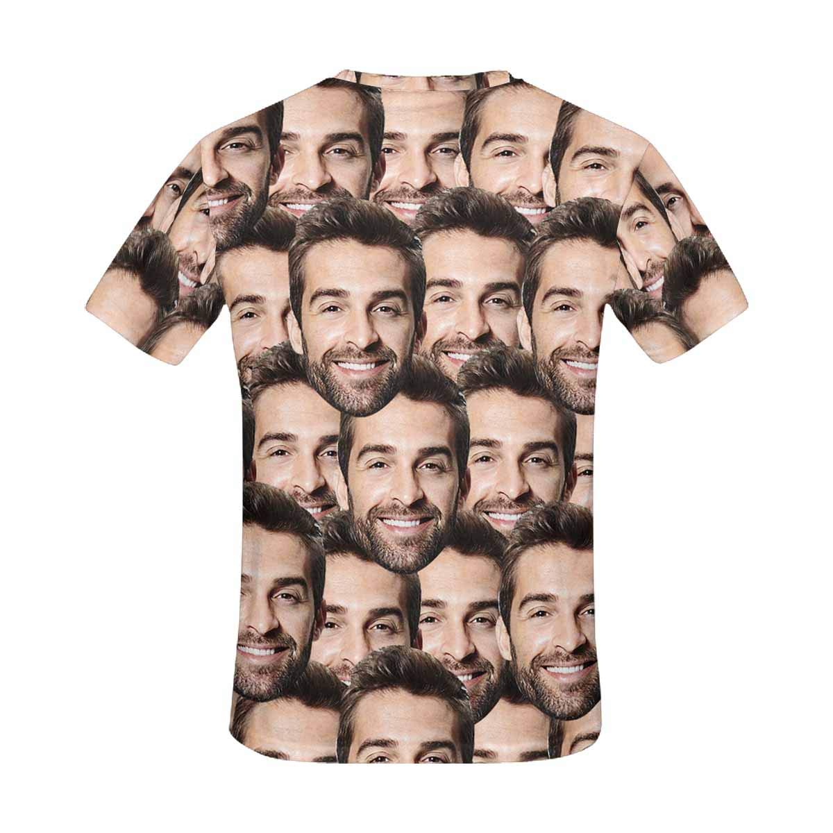 Custom Multi-Face Printed T-Shirts for Women - Personalized Design Your Own Shirt | Casual Wear, Gifts, Parties & Everyday Fashion