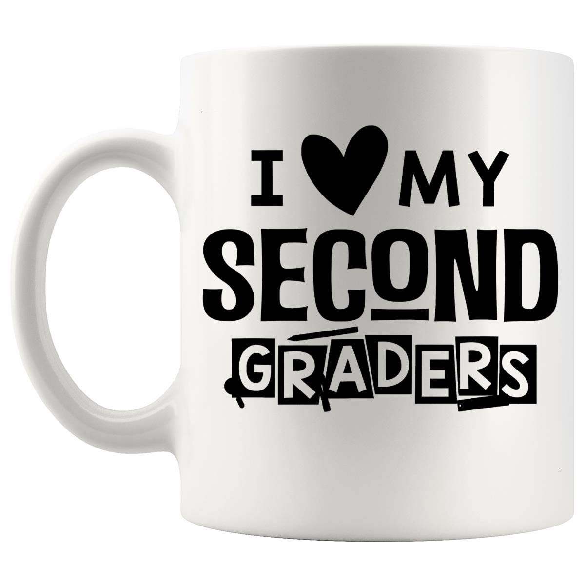 2nd Grade Teacher 11oz Ceramic Coffee Mug - Cute Gift for Elementary School Teachers, College Professors - Perfect for Classroom Use, Teacher Appreciation Gifts & Back to School