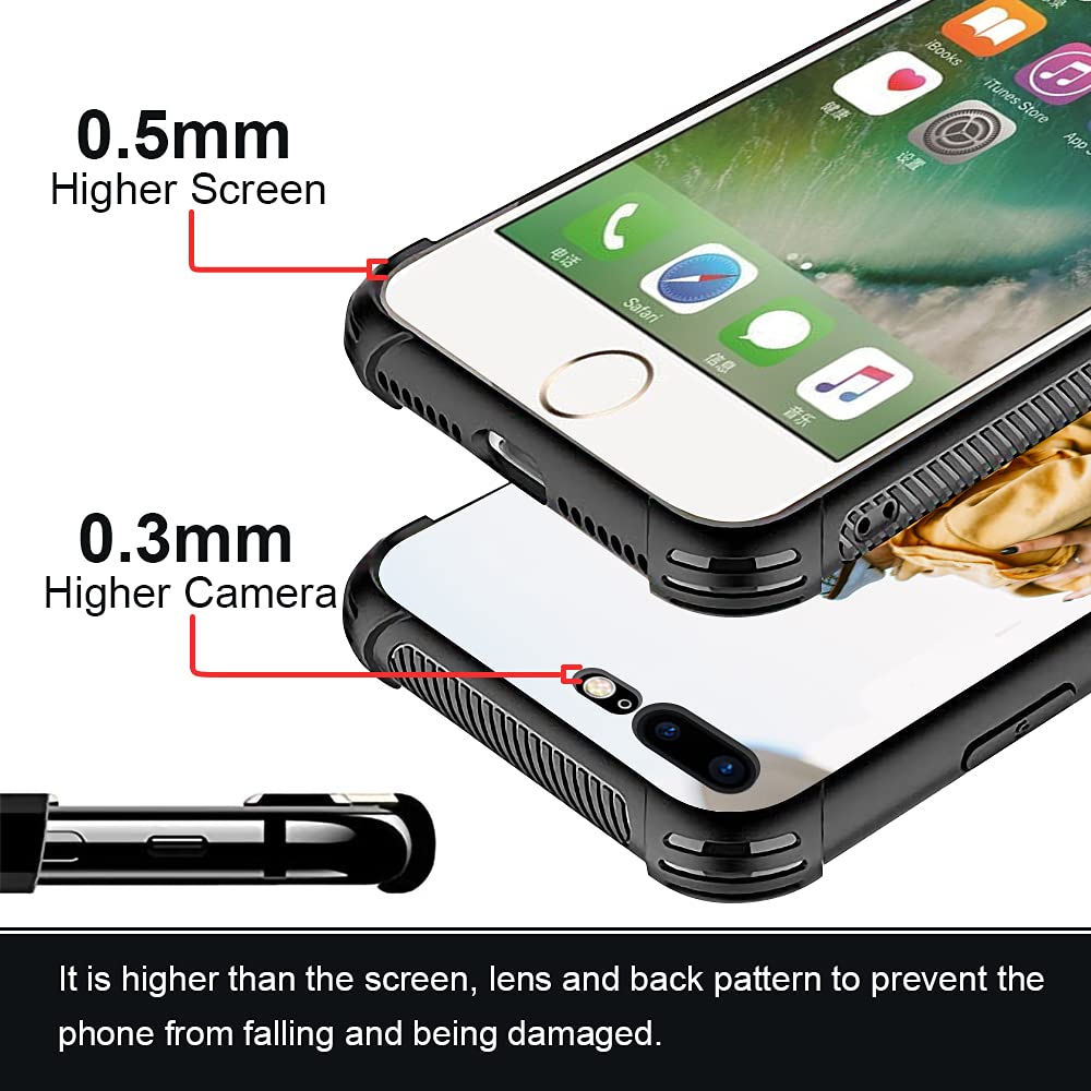 Custom iPhone 7/8 Phone Case - Personalized Shockproof Protective Cover | Design Your Own Unique Case for Everyday Protection & Style | Perfect for Work, Travel & Daily Use