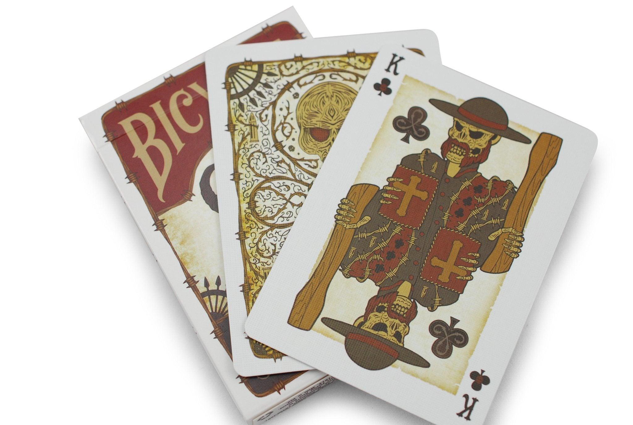 Bicycle® Plugged Nickel Playing Cards - Vintage Wanted Poster Design - Perfect for Magic Tricks, Card Games, and Collectibles