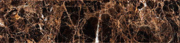 Emperador Dark Marble 4x12 Subway Tile - Polished Finish for Kitchen Backsplash & Bathroom Walls