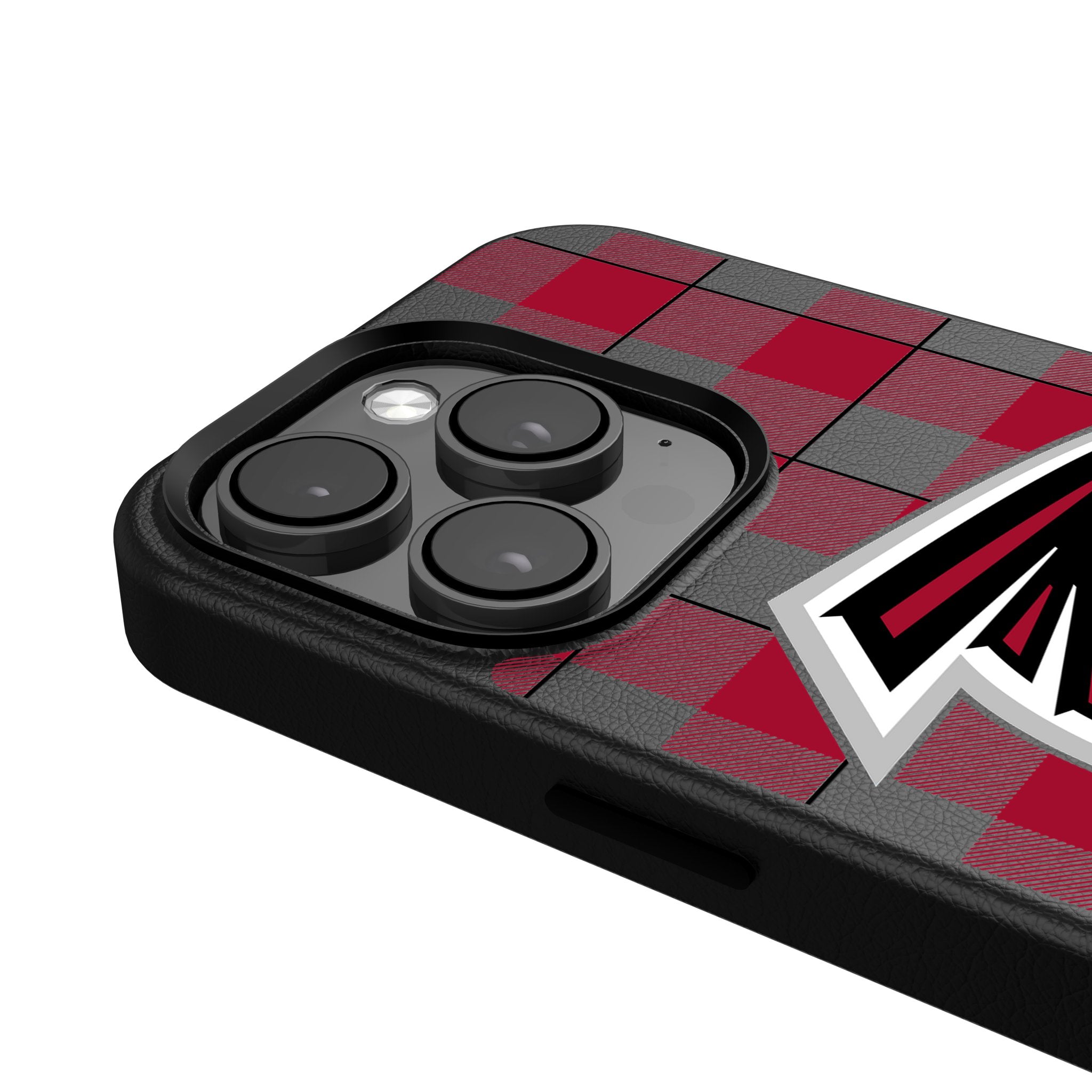Atlanta Falcons Plaid MagSafe Compatible Phone Case for iPhone 14/13/12 Pro Max - Durable Protective Cover for Football Fans - Perfect for Game Day & Everyday Use