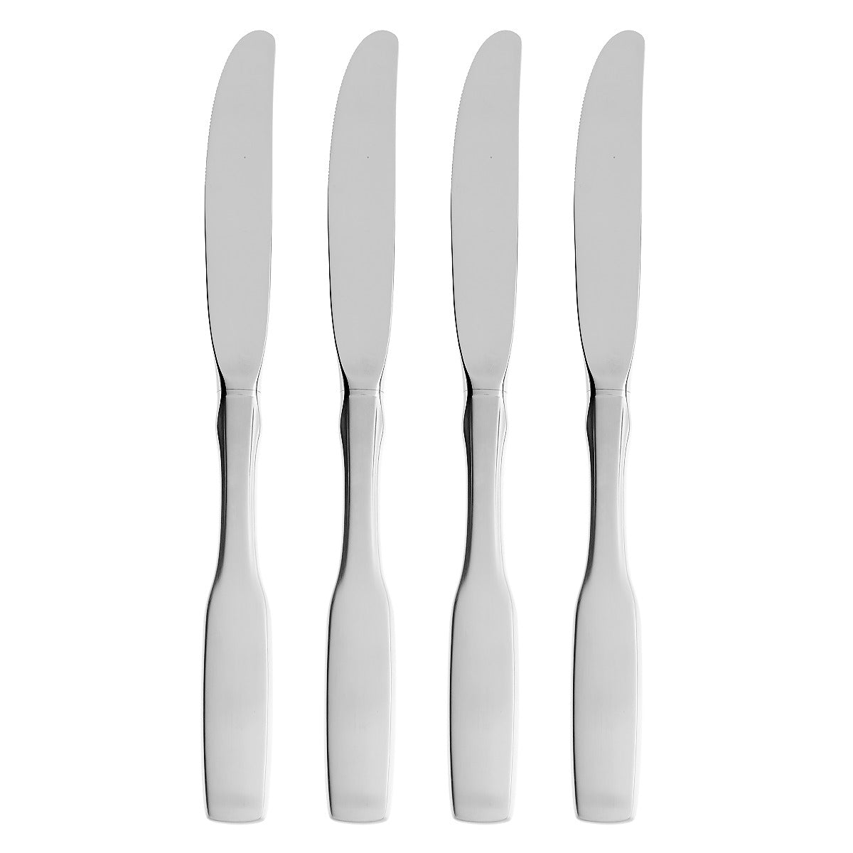Premium Paul Revere Dinner Knife Set of 4 - Stainless Steel Cutlery for Formal Dining & Special Occasions - Elegant Table Setting for Dinner Parties, Holidays & Wedding Receptions