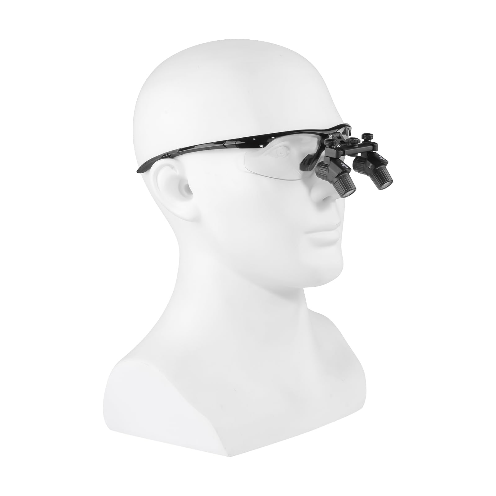 **4X-450mm Dental Ergonomic Binocular Loupes – Magnifying Glasses for Dentists & Hygienists – Black Frame – Perfect for Precision Dental Work & Surgical Procedures**