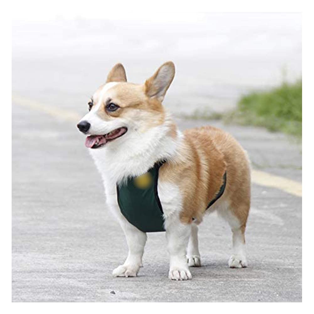 Waterproof Dog Belly Vest - Warm Pet Apron Cover Protector Harness for Small Dogs, Puppies & Corgis - Ideal for Cold Weather, Outdoor Walks & Post-Surgery Protection