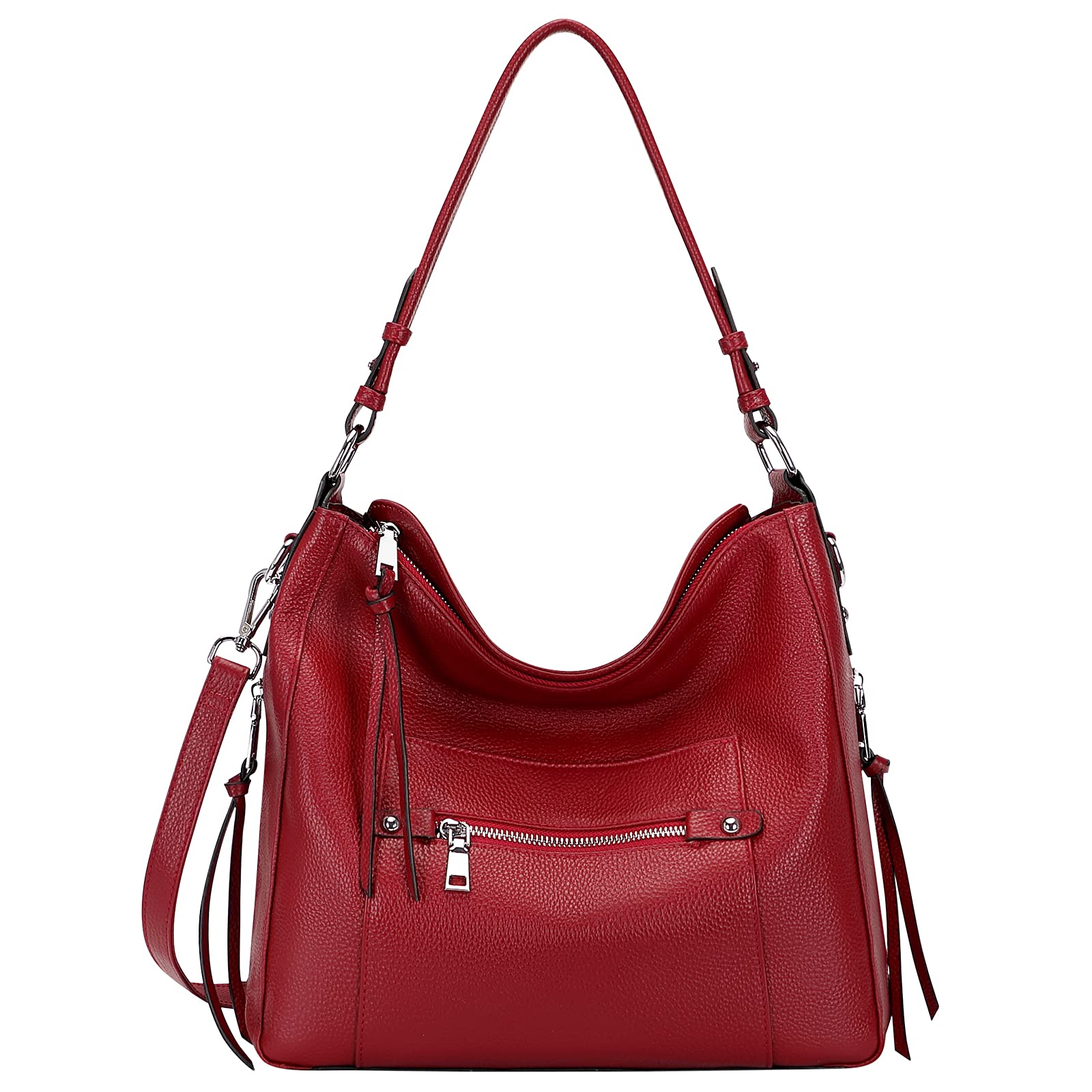Genuine Leather Hobo Handbag for Women - Crossbody Purse for Daily Use