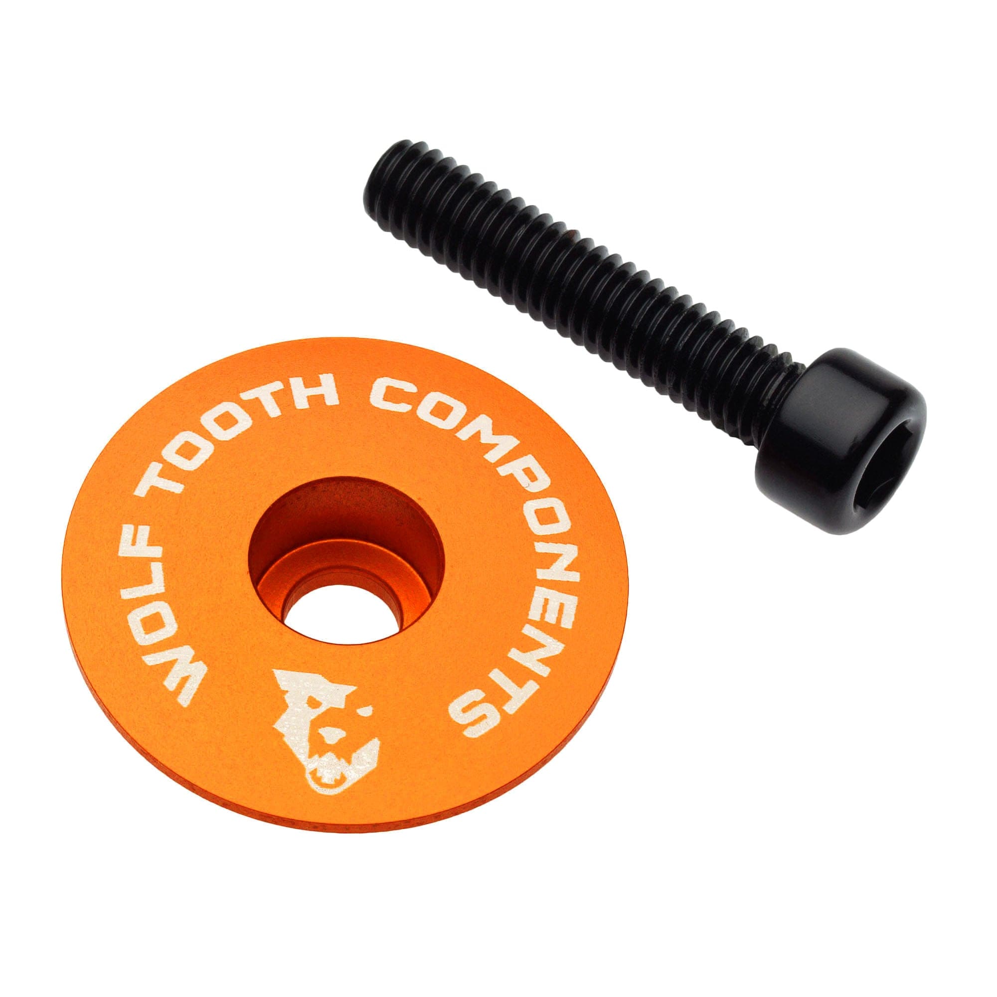 Wolf Tooth Ultralight Stem Cap and Bolt - Premium MTB & Road Bike Accessory for Cycling Enthusiasts | Perfect for Mountain Biking, Commuting & Bike Upgrades