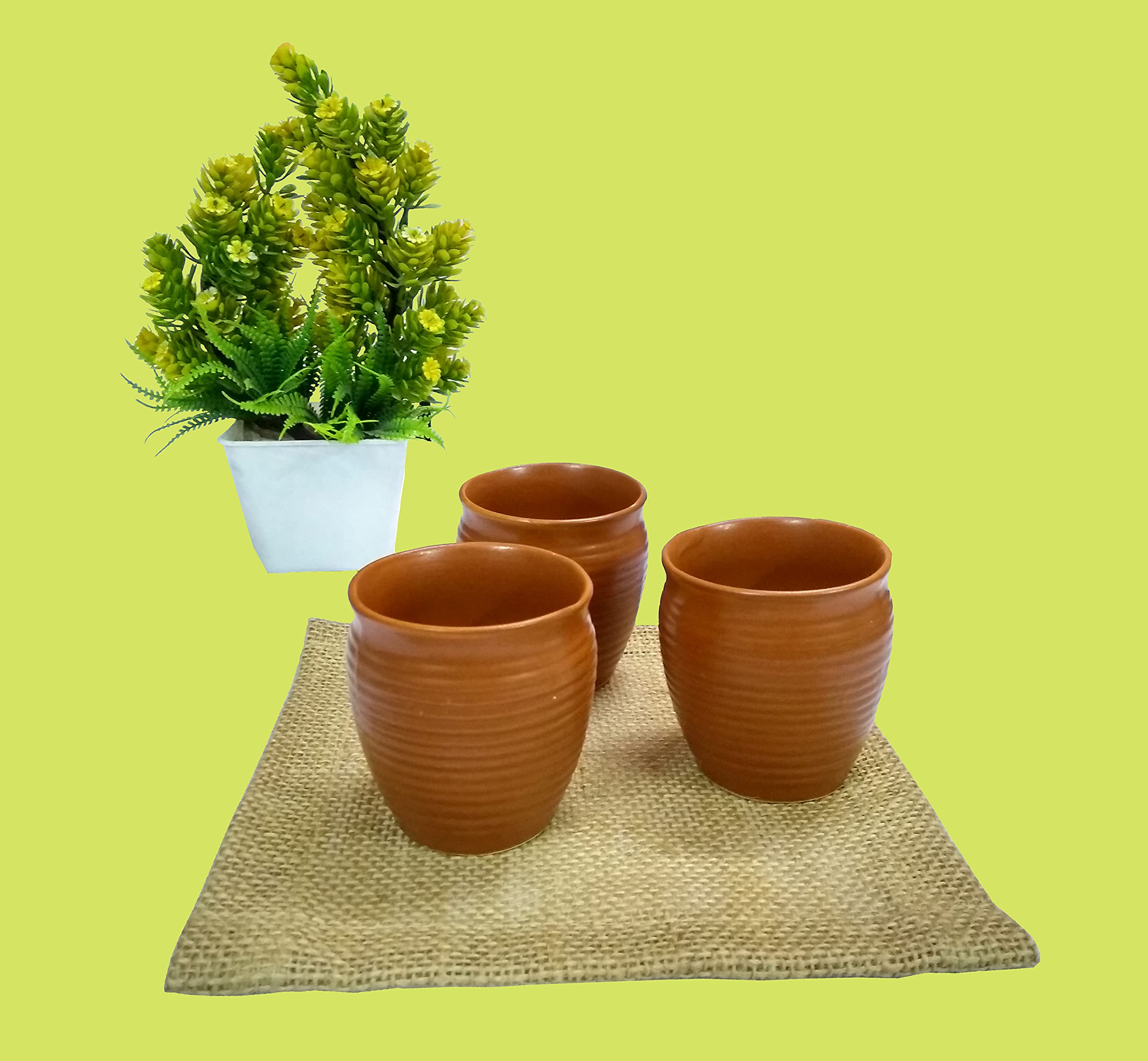Handmade Eco-Friendly Rattan Jute Square Placemats for Dining Table - 8