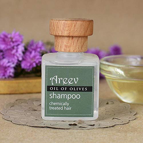 Areev Natural Olive Oil Shampoo for Dry & Damaged Hair - 75ml | Hydrating & Nourishing Hair Care for Women & Men | Perfect for Daily Use & Salon Treatments