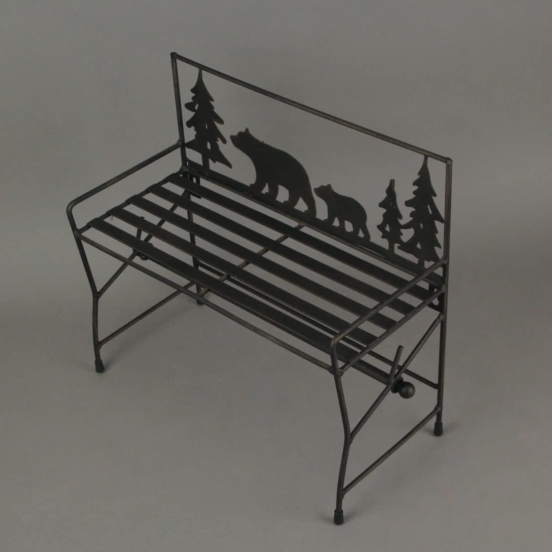 Stainless Steel Bear-Shaped Wall Mounted Paper Towel Holder - Rustic Kitchen & Cabin Decor for Towels, Napkins & Utensils - Perfect for Farmhouse, Cabin, or Country Style Homes