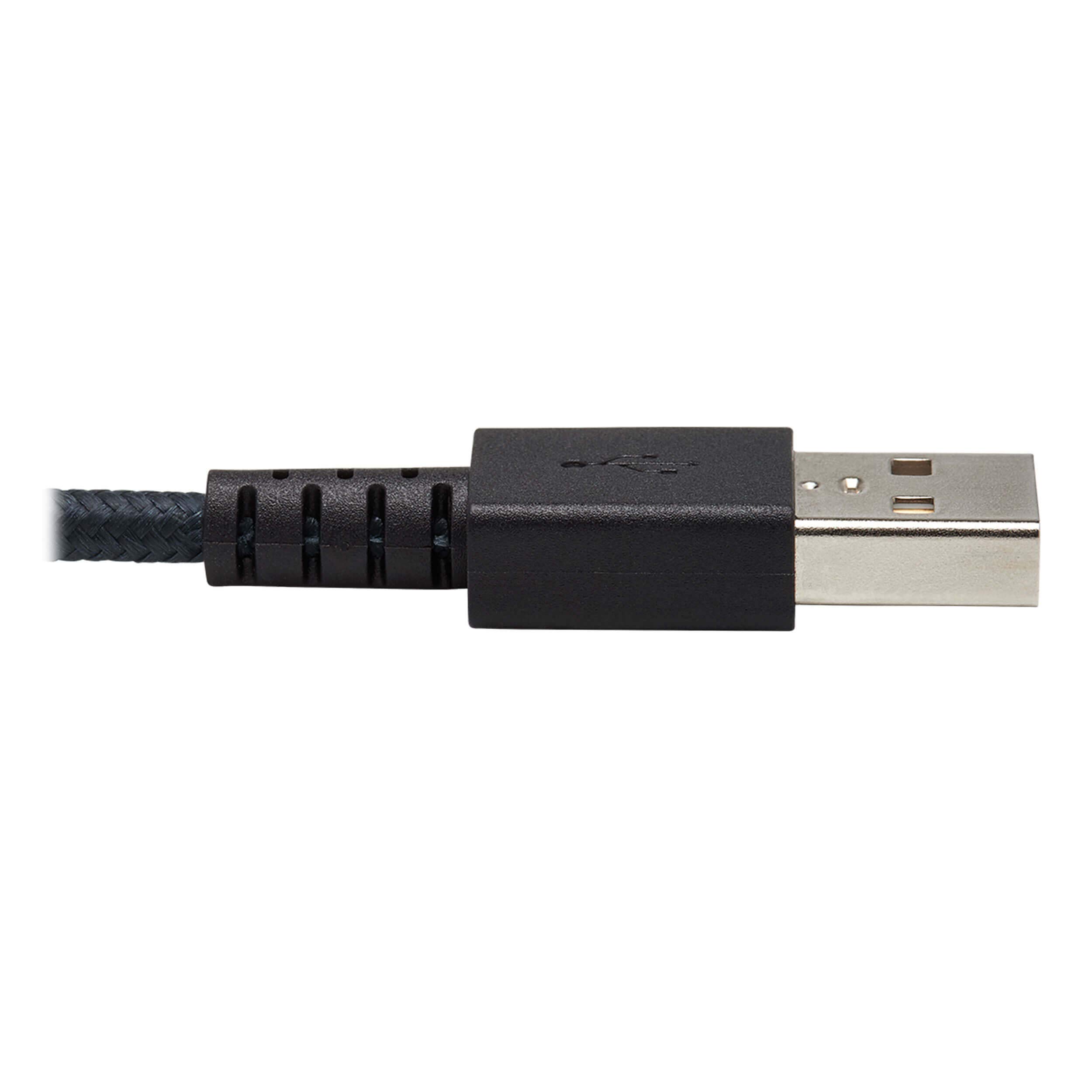Premium Heavy Duty USB-A to USB-C Fast Charging & Data Sync Cable for Android - 10ft Long Durable Cord - Perfect for Phones, Tablets, Gaming & Office Devices
