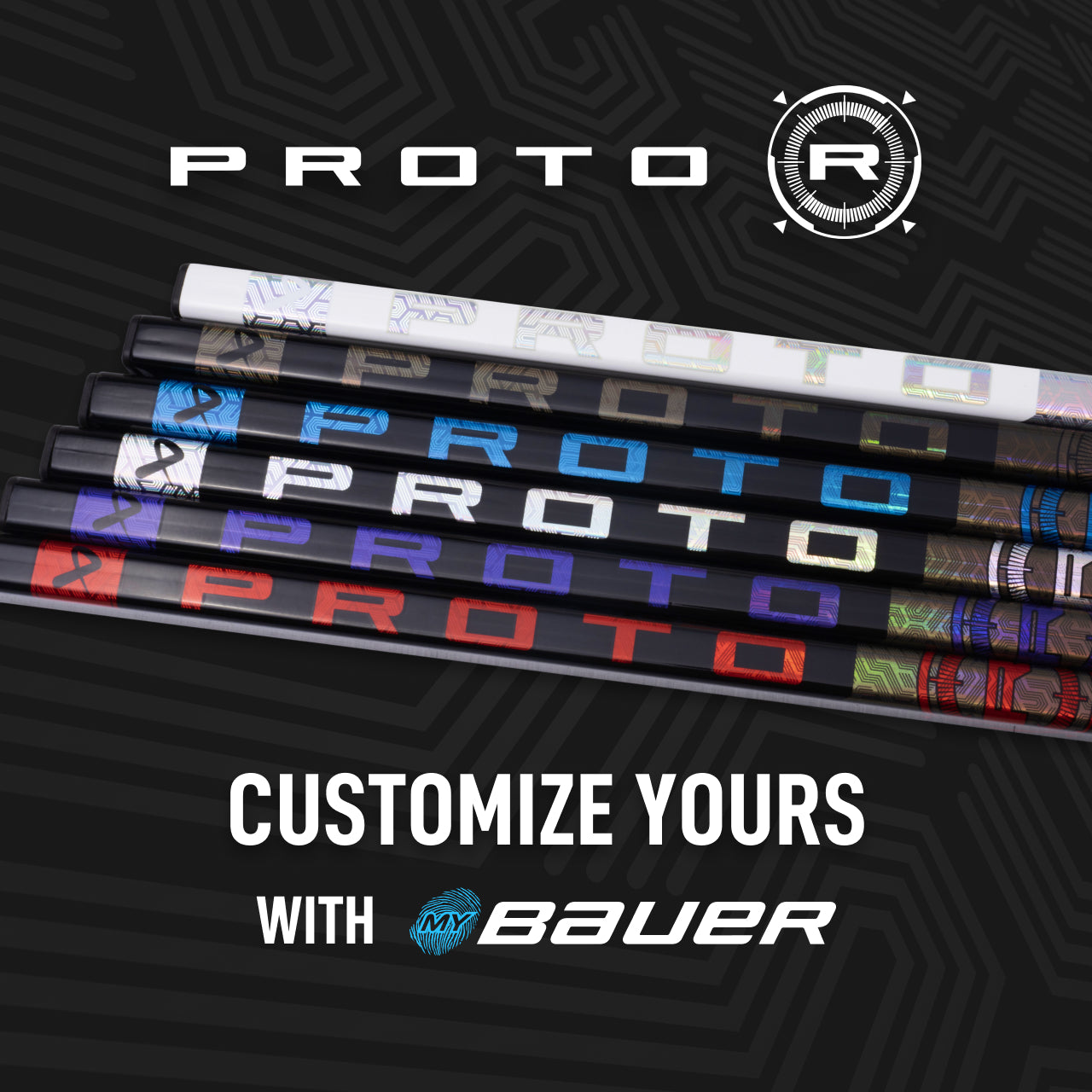 Bauer Proto R Grip Senior Hockey Stick - High-Performance Ice Hockey Stick for Competitive Players - Perfect for Games, Training, and Stickhandling Practice