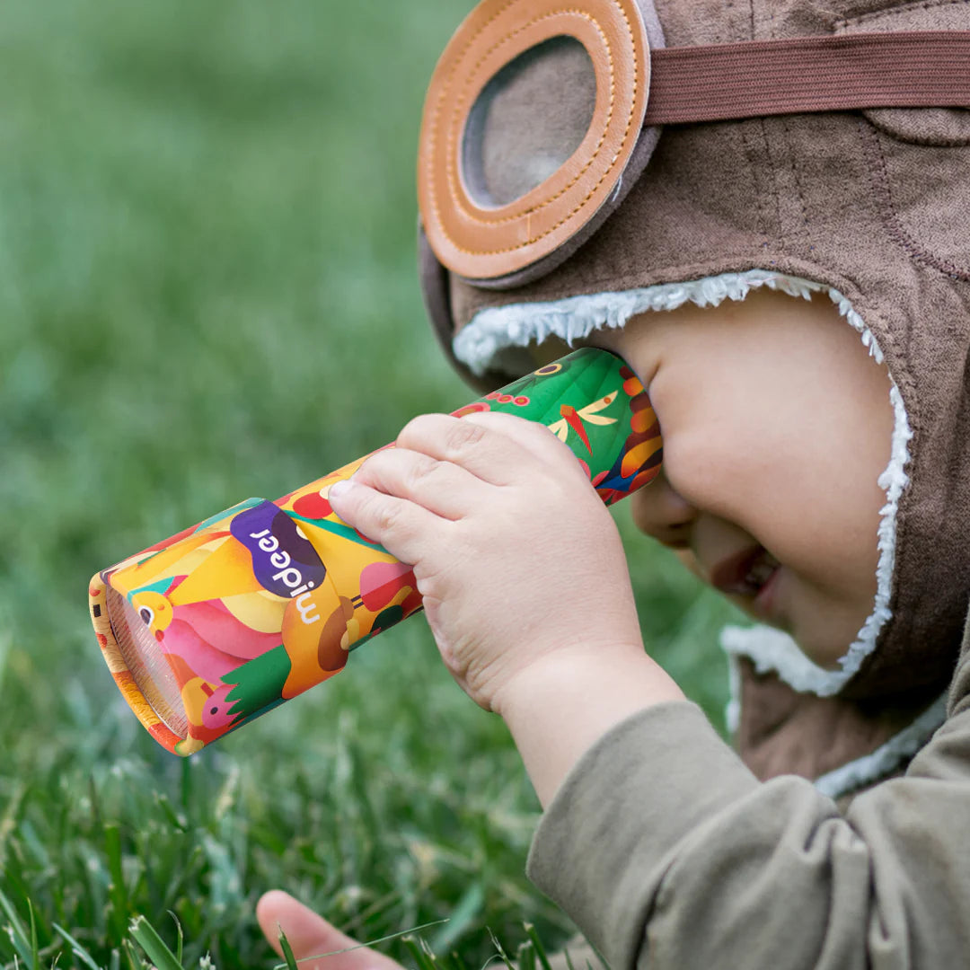Colorful Kaleidoscope Prism Toy for Kids - Creative Light Refraction Science Experiment | Perfect for Jungle Themed Parties & Sensory Play