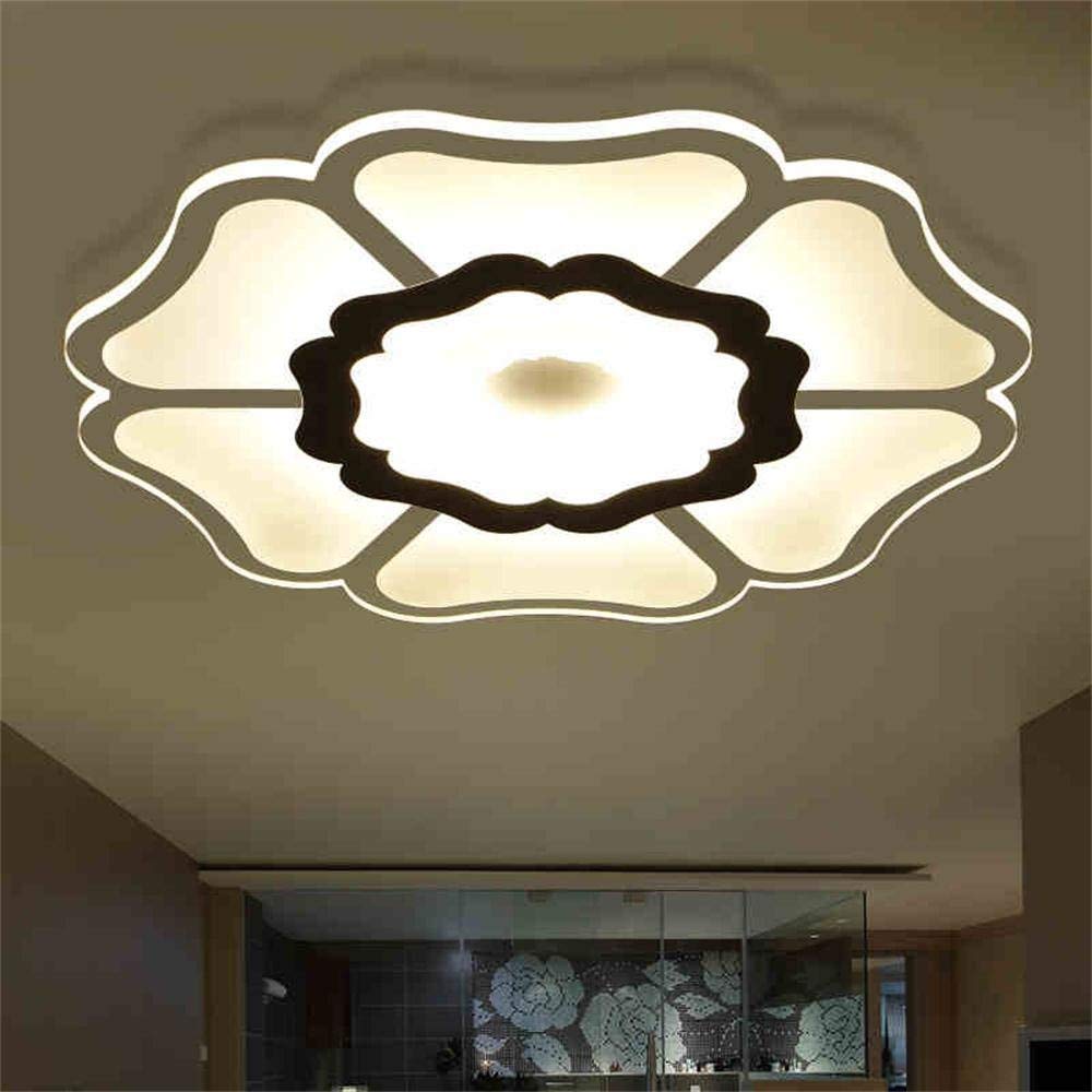 YWGYZ Elegant LED Geometric Invisible Iron Dimming Light - 52cm Modern Home Decor for Living Room, Bedroom & Office Lighting