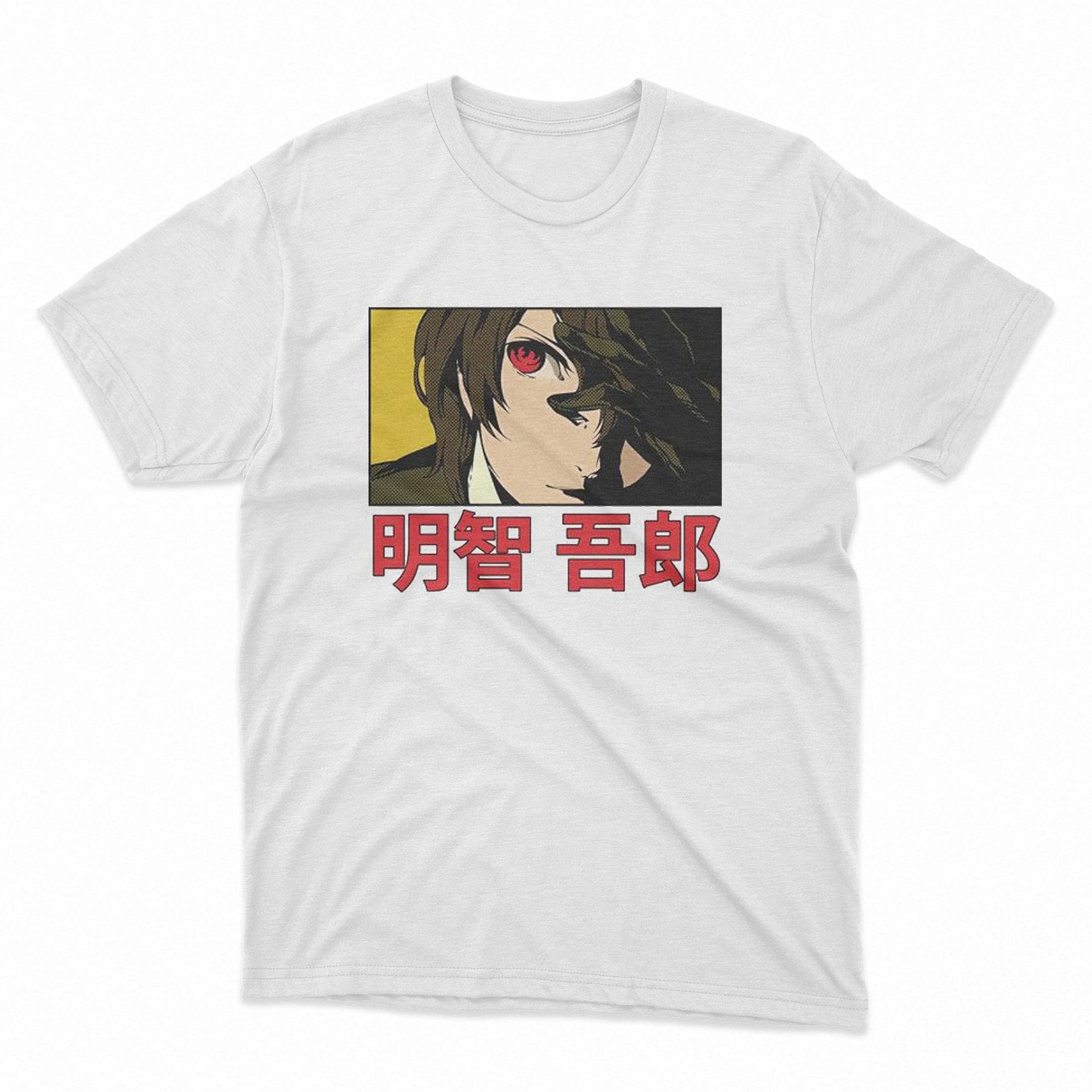 Goro Akechi T-Shirt - Official Persona 5 Game Merchandise - Anime & Manga Graphic Tee - Perfect Gift for Gamers & Anime Fans - Black Cotton Shirt for Cosplay, Gaming Events & Casual Wear