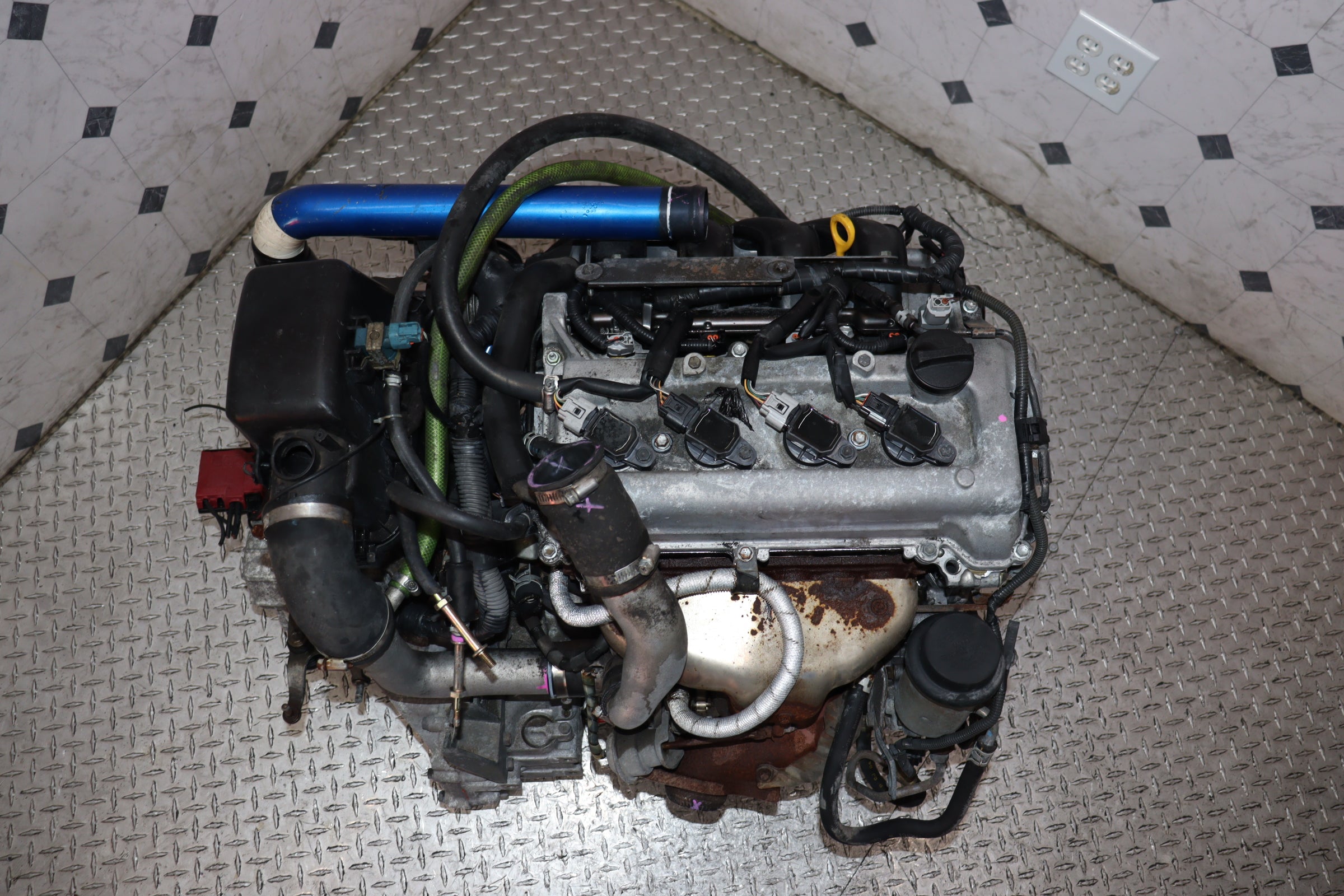 JDM 1NZ FET Turbo Engine & 5MT Vitz RS TRD Yaris 1.5L Performance Upgrade Kit - High-Performance Turbocharger & Manual Transmission for Toyota Yaris, Vitz - Perfect for Racing, Drifting & Street Tuning