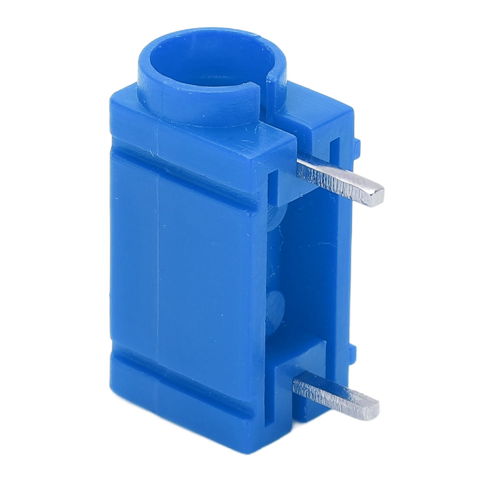 Professional Nickel Plated Brass Banana Socket - 5pcs PCB Panel Banana Jack Connectors for Multimeter & Voltage Testing | High Conductivity Electrical Test Probes for Technicians (Blue) | Ideal for Electronics Labs, DIY Projects & Electrical Repairs