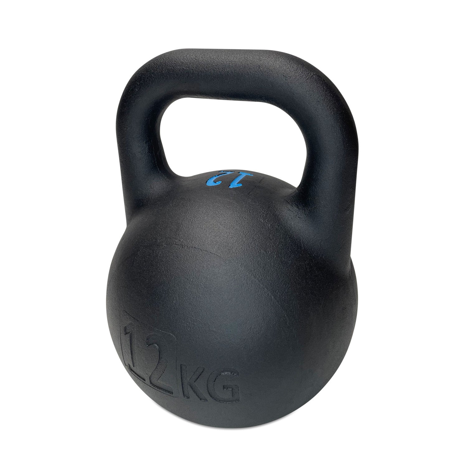 Premium 12KG Black Competition Kettlebell - Ideal for CrossFit, Strength Training & Home Gym Workouts