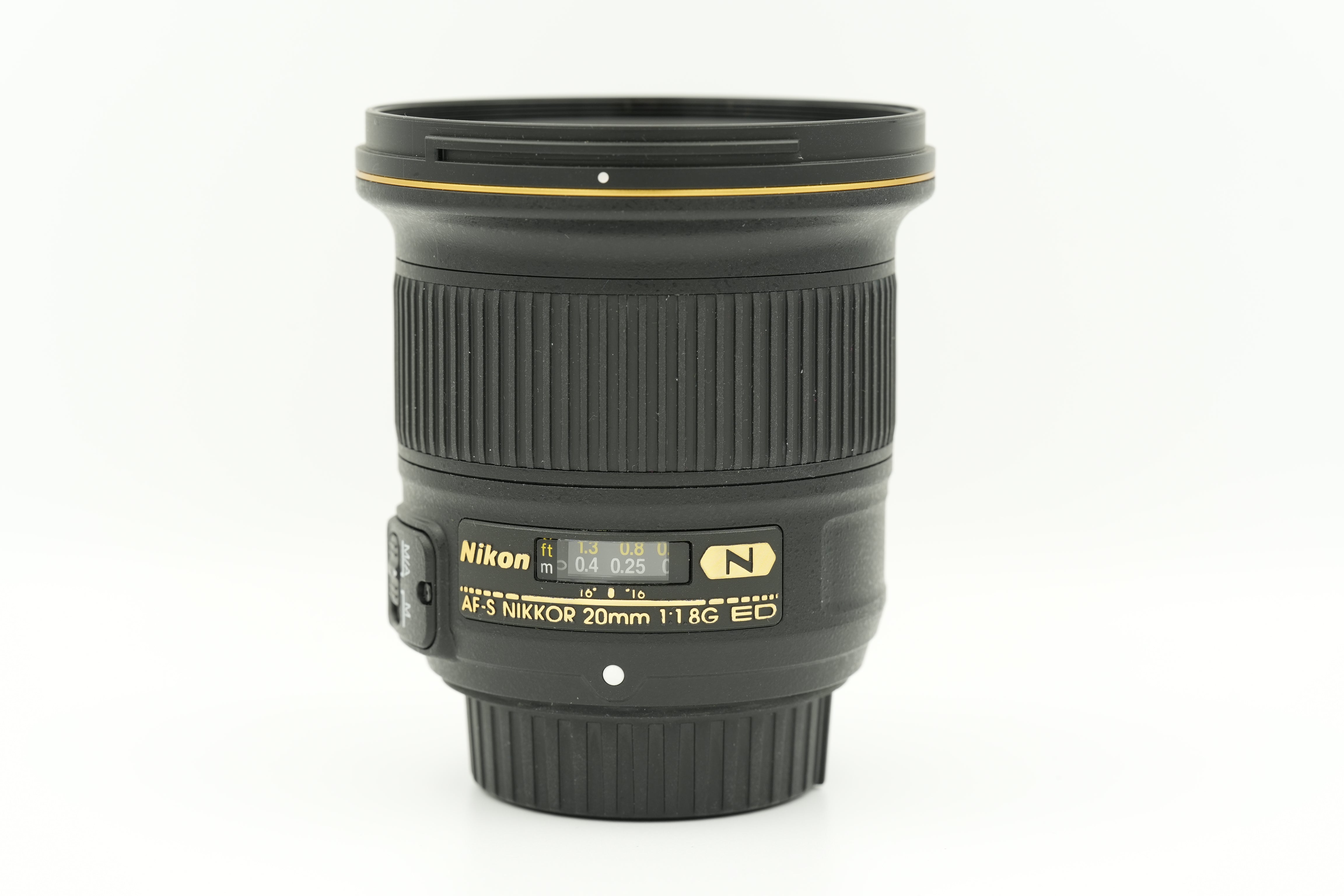 Used Nikon AF-S 20mm f/1.8G ED Wide-Angle Lens for DSLR Cameras - Perfect for Landscape, Low-Light & Astrophotography