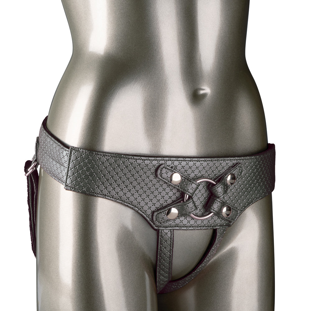 Royal Empress Strap-On Harness for Women - Premium Leather Adjustable Adult Toy for Couples & Solo Play - Perfect for Roleplay & BDSM Scenes