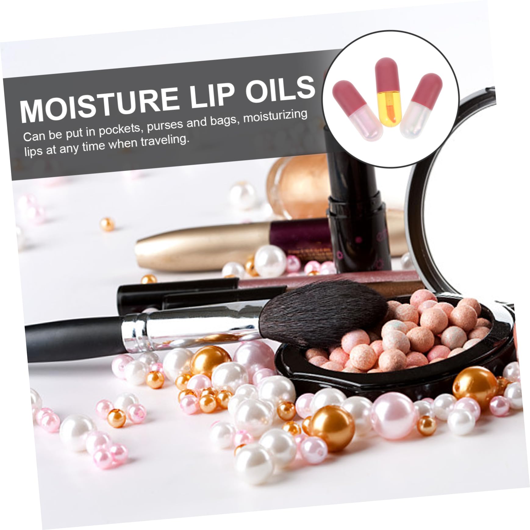 **Plump & Glossy Lip Plumper Gloss - Hydrating, Nourishing Lip Oil for Fuller, Smoother Lips - Perfect for Date Night, Parties & Everyday Wear**
