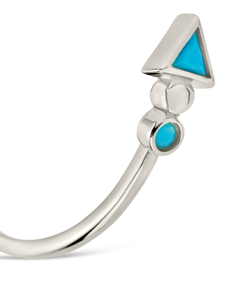 Kalena Turquoise Open Cuff Bracelet for Women - Handmade Boho Jewelry with Natural Stone - Perfect for Festivals, Weddings & Everyday Wear