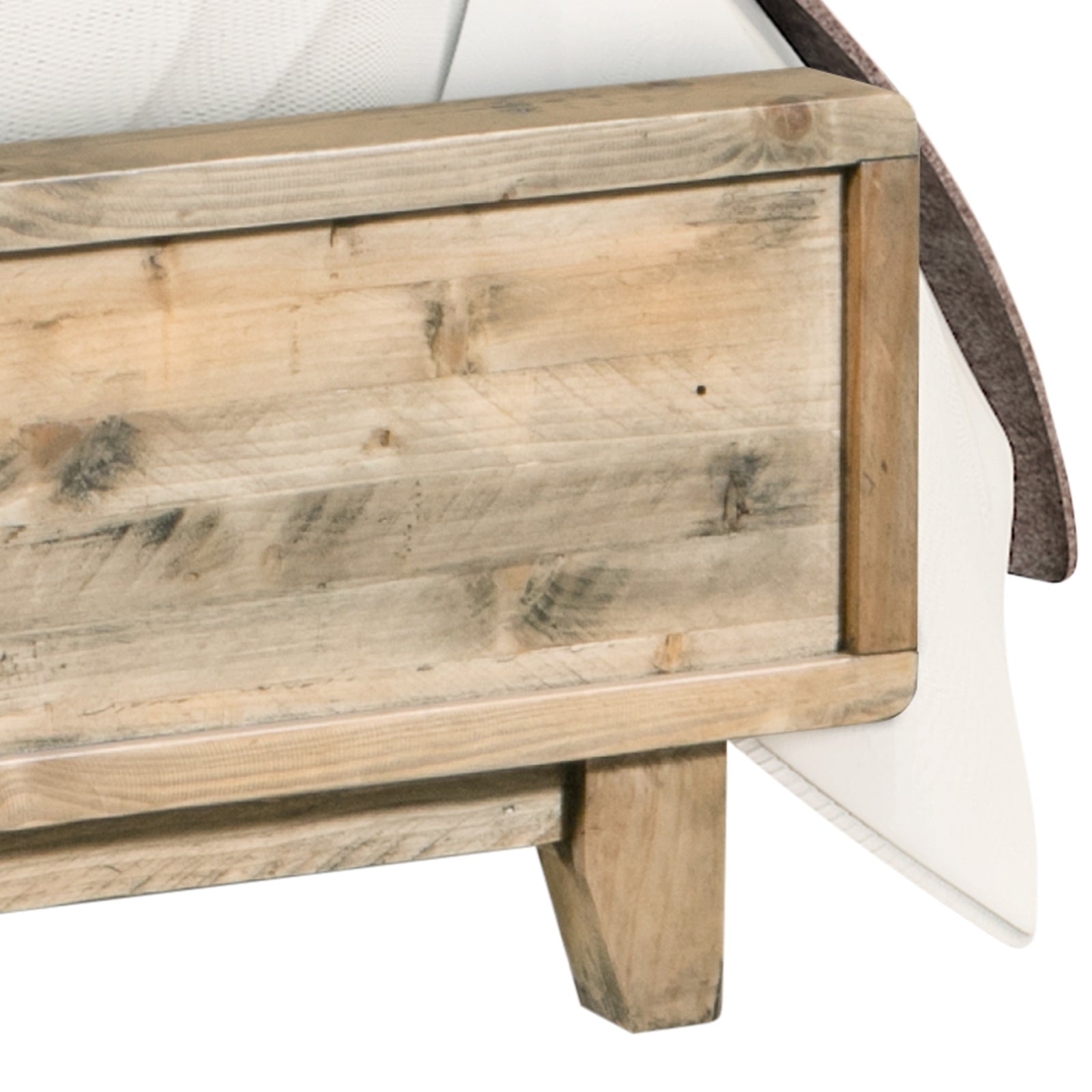 **4-Piece Woodland King Bedroom Suite in Light Brown – Perfect for Rustic & Cozy Master Bedrooms**