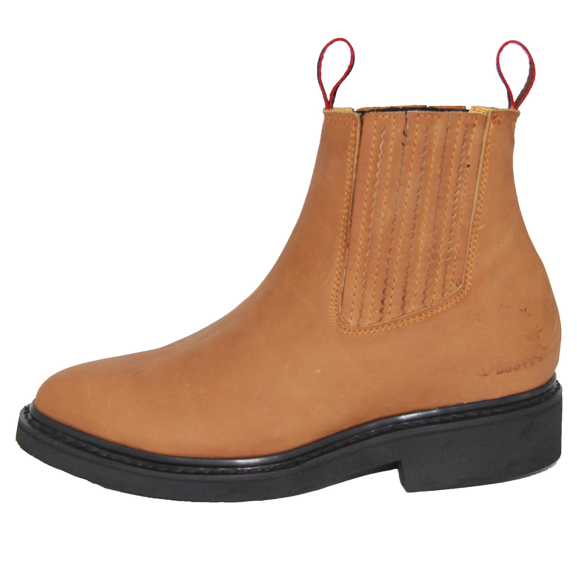 **Men's Genuine Leather Western Cowboy Boots - Short Ankle Work Boots for Men - Durable & Comfortable for Riding, Work & Casual Wear**