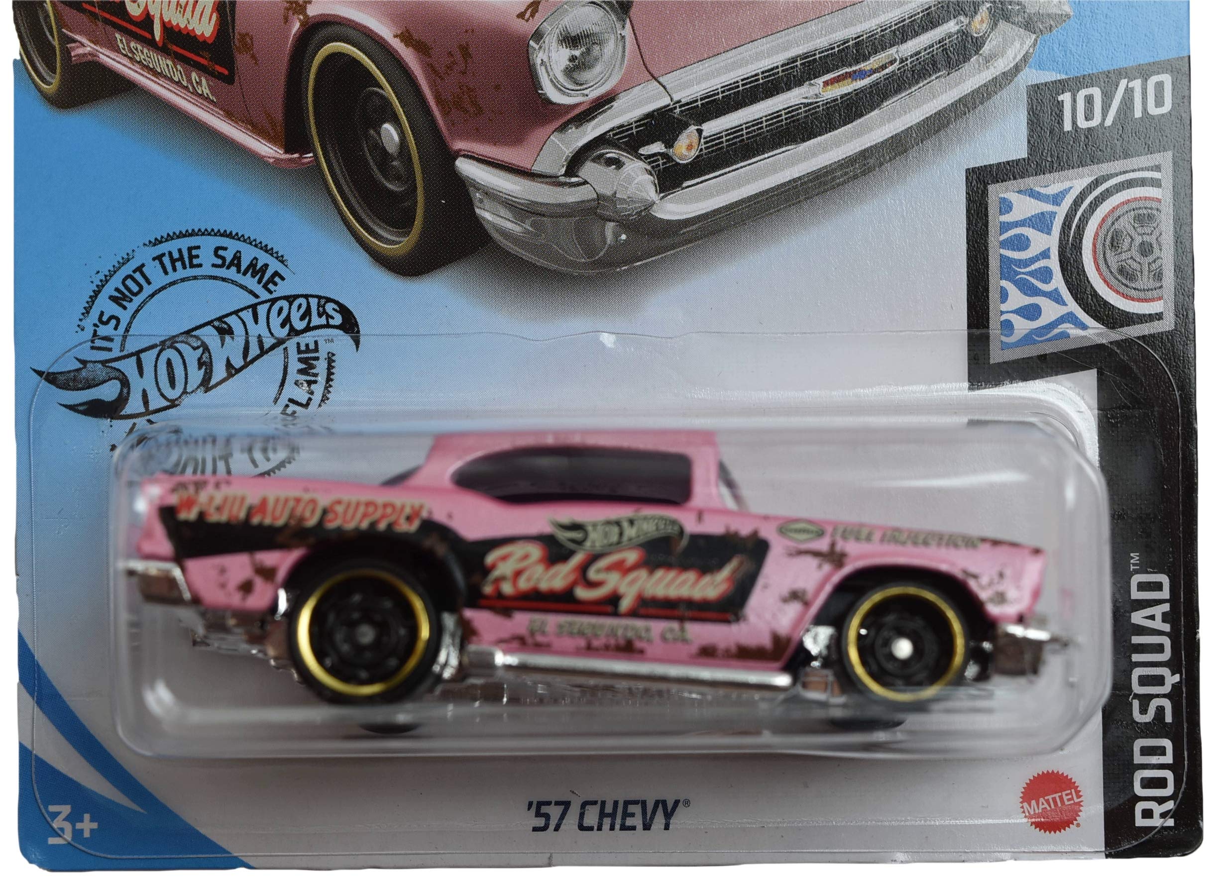 Hot Wheels '57 Chevy Die-Cast Car 1:64 Scale - Pink Collectible Toy for Kids & Adults | Perfect for Racing, Collecting, and Display