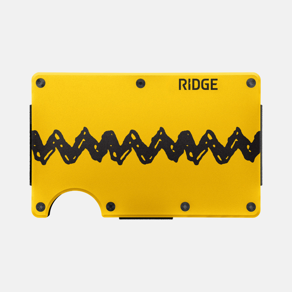 The Ridge Wallet - Slim RFID Blocking Minimalist Wallet for Men - Perfect for Everyday Carry, Travel & Gifting (Peanuts 