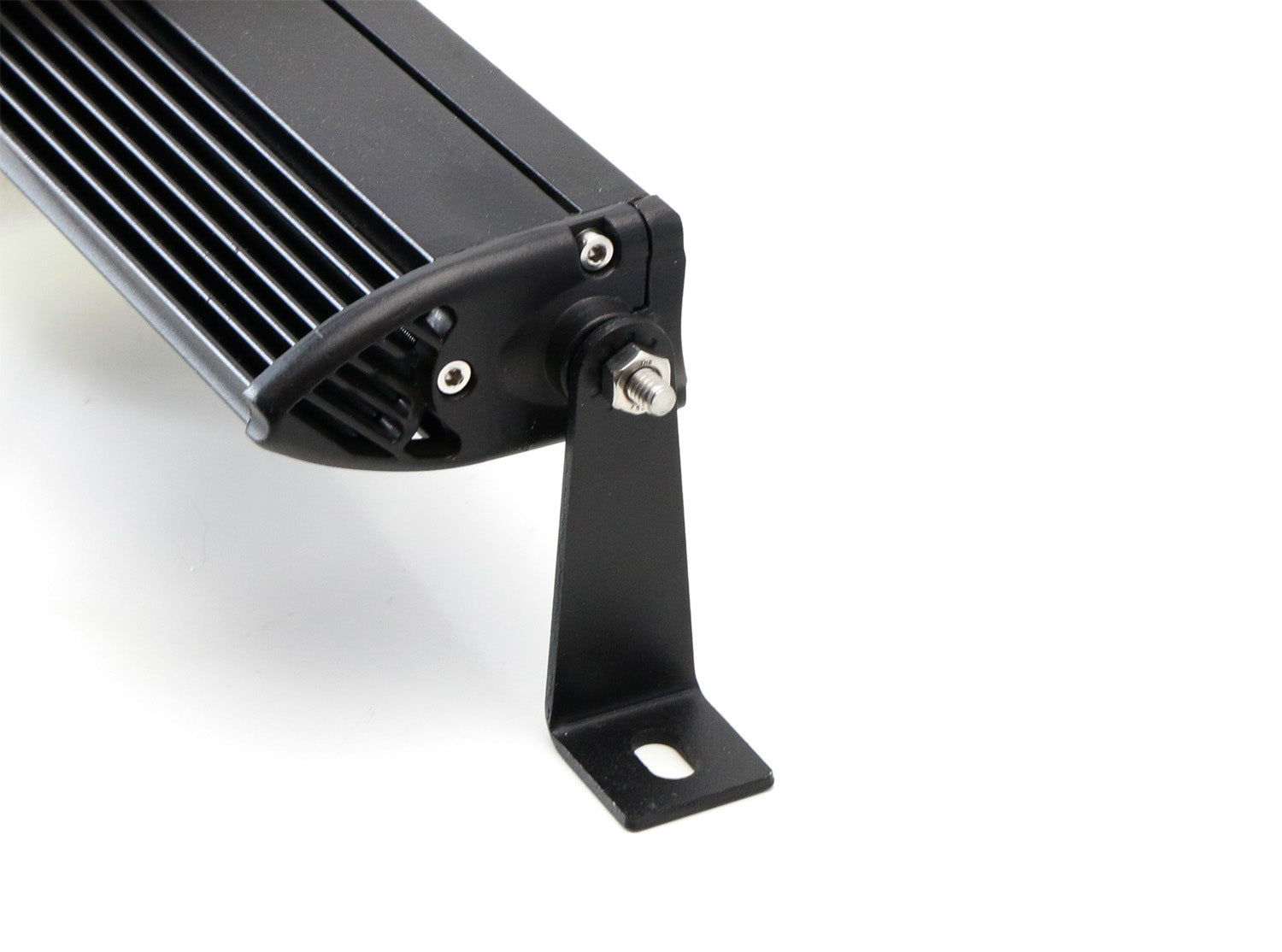 2 Pack Universal Side Mounting Brackets for Straight or Curved LED Light Bars - Heavy Duty Off-Road Vehicle Accessories for Trucks, Jeeps & ATVs
