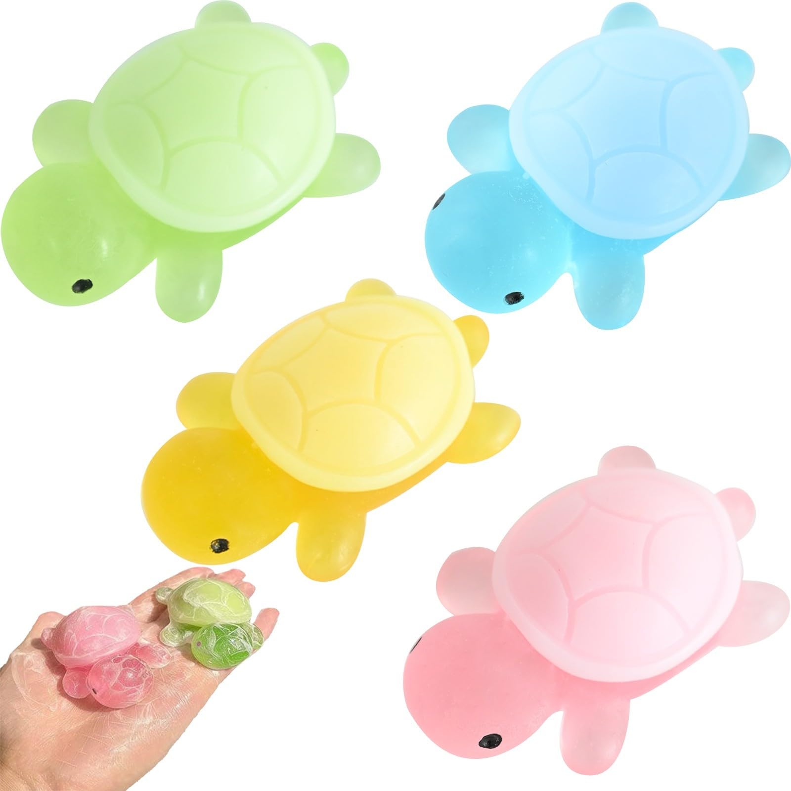 Little Turtle Handmade Essential Oil Soap - Natural Moisturizing Kids Soap with Honey, Ocean, Jasmine & Rose Scents - Gentle Cleansing for Face, Hands & Bath - Perfect for Kids' Skincare & Gift Giving