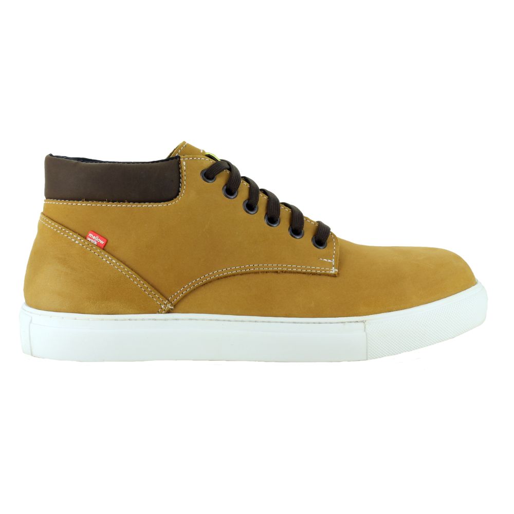 Mellow Walk Owen Men's Athletic Chukka SD+ Steel Toe Skater Shoes 580074 - Comfortable & Durable Sneakers for Work, Skateboarding & Casual Wear