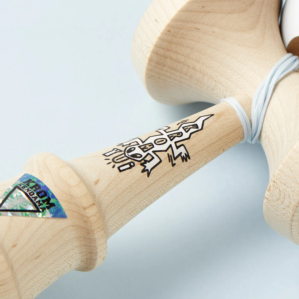 Krom Yui Signature Kendama - Professional Wooden Skill Toy for Beginners & Advanced Players - Perfect for Juggling, Tricks & Hand-Eye Coordination Practice
