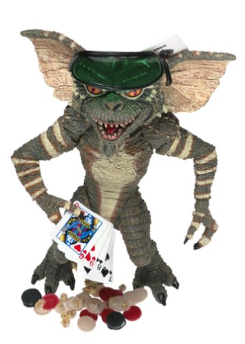 NECA Gremlins Poker Player Action Figure - Collectible Movie Character Toy for Display & Gifts | Perfect for Fans & Collectors