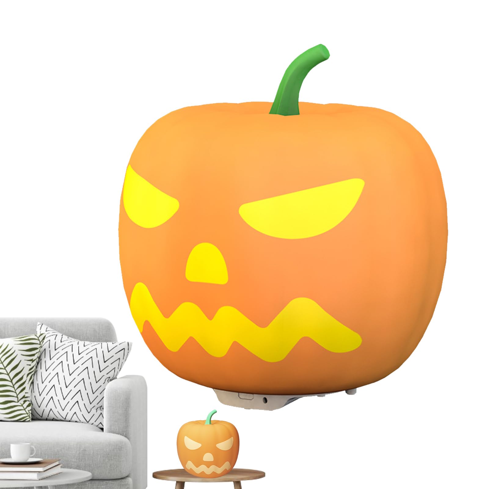 Halloween Themed Silicone Tap Night Light with Motion Sensor - Dimmable Bedside Lamp for Kids & Adults, Perfect for Bedroom Decor, Nursery, Bathroom, and Hallway Nightlight Use