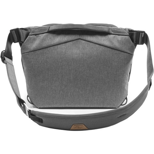 Peak Design Everyday Sling 6L V2 Camera Bag - Waterproof Ash Gray for Travel, Hiking & Photography | Compact Crossbody Messenger for DSLR, Mirrorless & Accessories