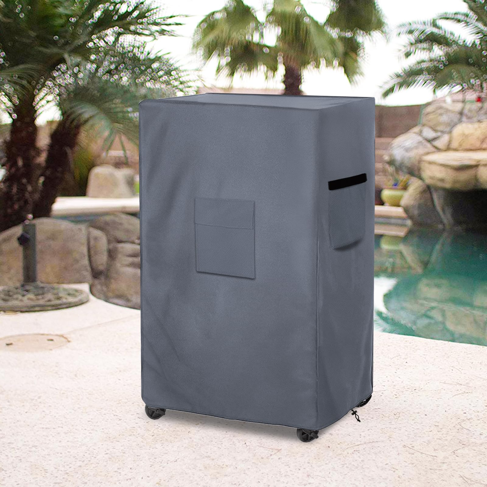Hessaire MC61M MC61V Evaporative Cooler Cover - Heavy Duty 600D Waterproof Outdoor Swamp Cooler Cover (29