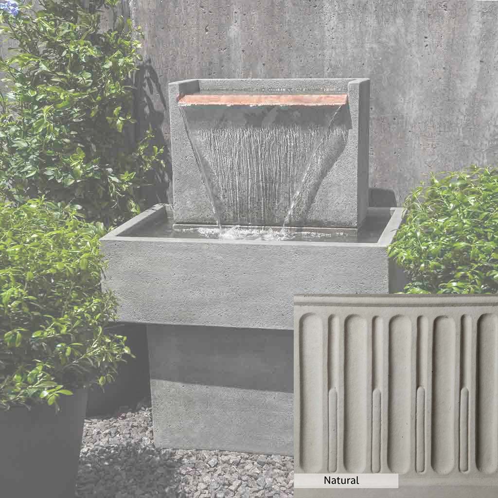 Campania International Falling Water Fountain - Outdoor Garden Waterfall Feature for Patio, Yard, and Landscape Decor | Relaxing Water Sounds for Backyard Oasis