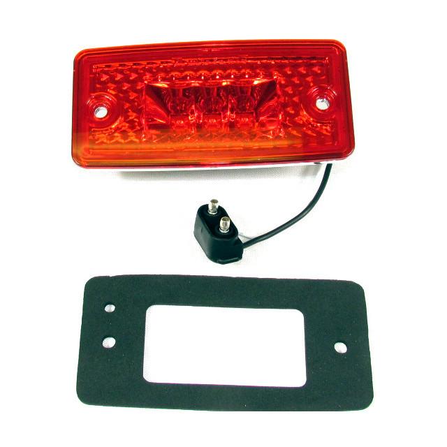 Fortpro 4 9/16 x 2 1/4 Inch LED Cab Light with 3 Super Bright LEDs - Perfect for Truck, RV, and Off-Road Vehicle Interior Lighting