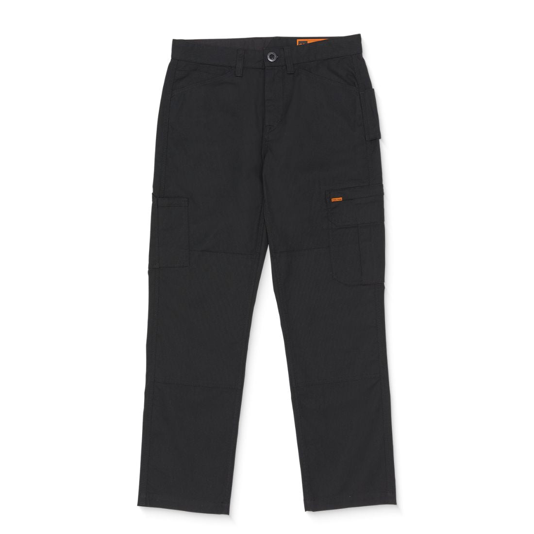 Volcom Gage Men's Canvas Work Pants A1142400 - Durable Black Casual & Workwear for Construction, Outdoor & Everyday Use