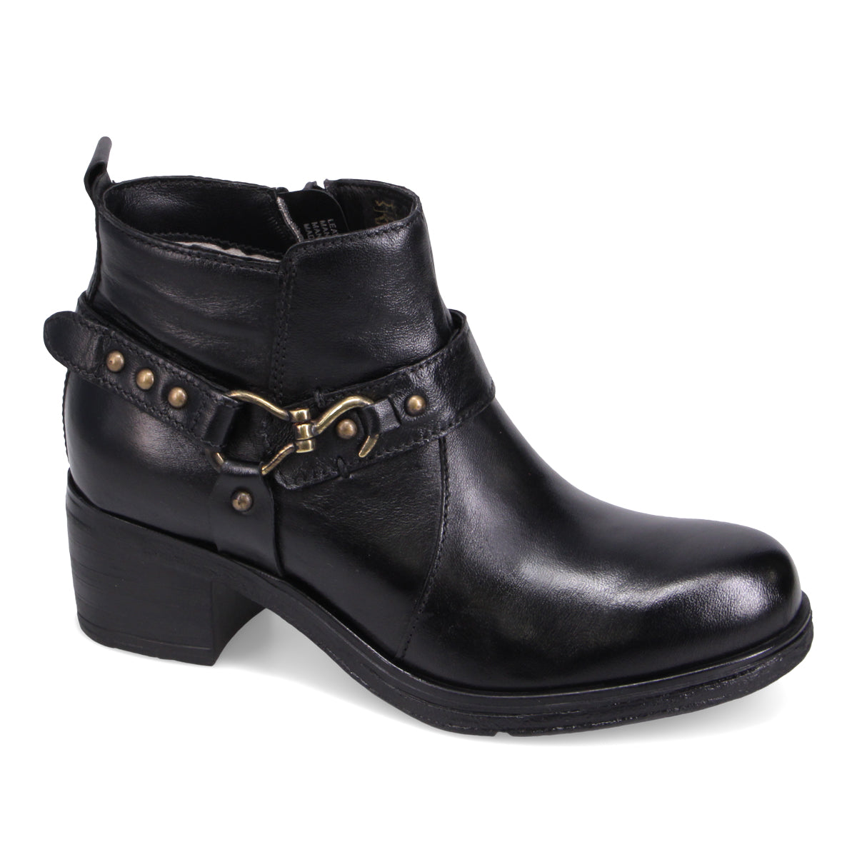 Sydni Women's Chunky Heel Ankle Boots - Stylish Fall & Winter Fashion Booties for Casual Outfits, Office Wear & Date Nights