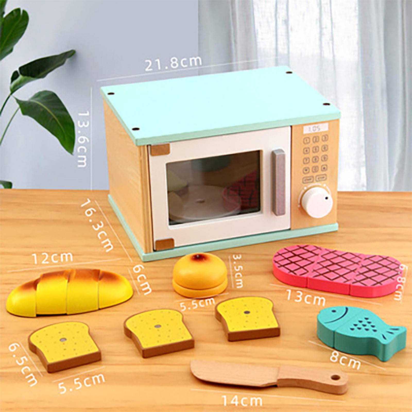 Wooden Play Kitchen Set for Kids - Birthday Gift & Pretend Play Toy