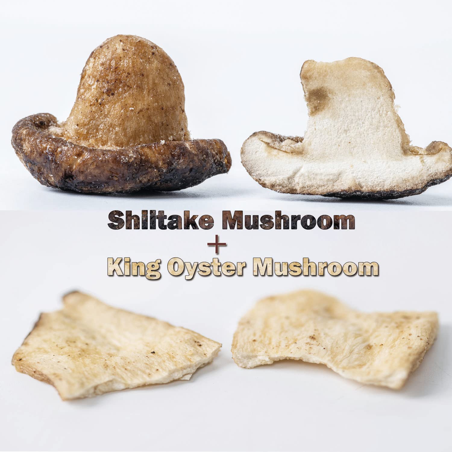USDA Organic Dried Shiitake Mushrooms - Healthy Vegan Mushroom Chips Snack for Weight Loss & Keto Diet | Perfect for On-the-Go, Movie Nights & Camping Trips