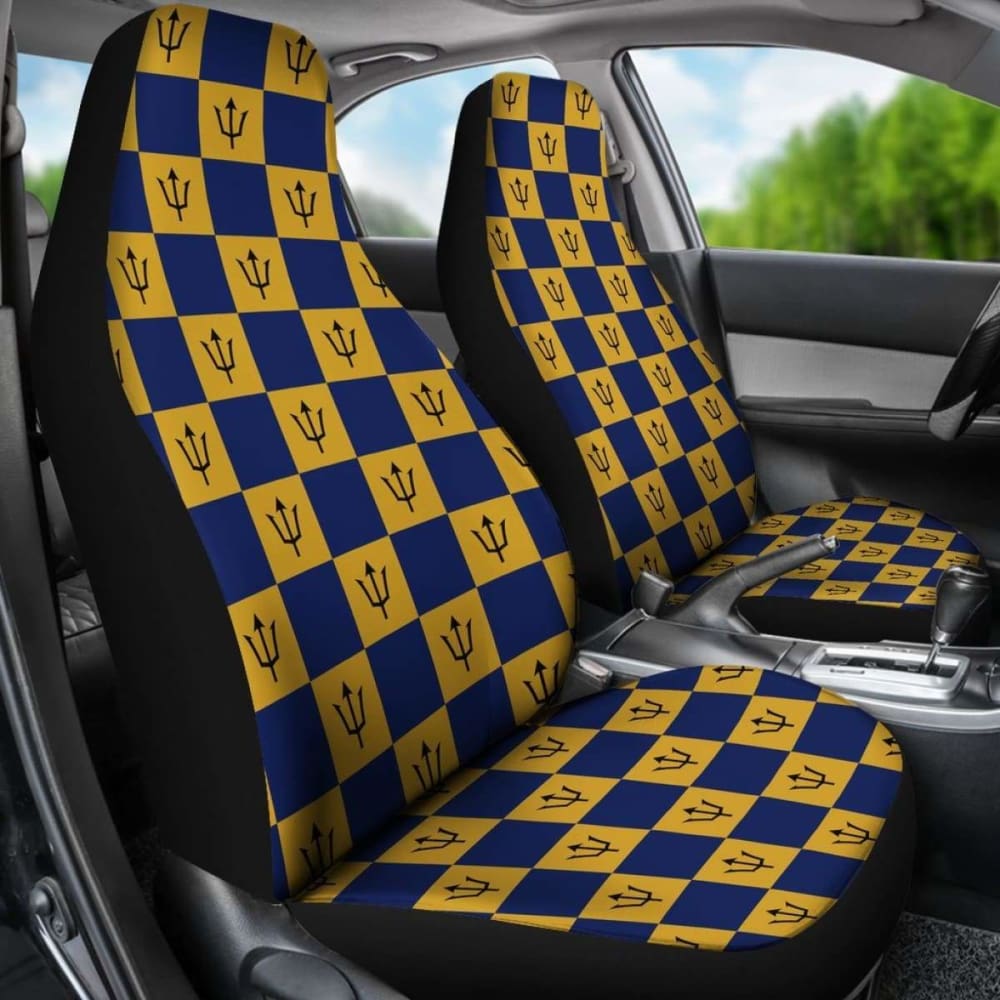 Premium Barbados Car Seat Covers - Universal Fit for Most Vehicles (5-Piece Set) - Durable & Comfortable for Daily Commute, Road Trips & Family Travel